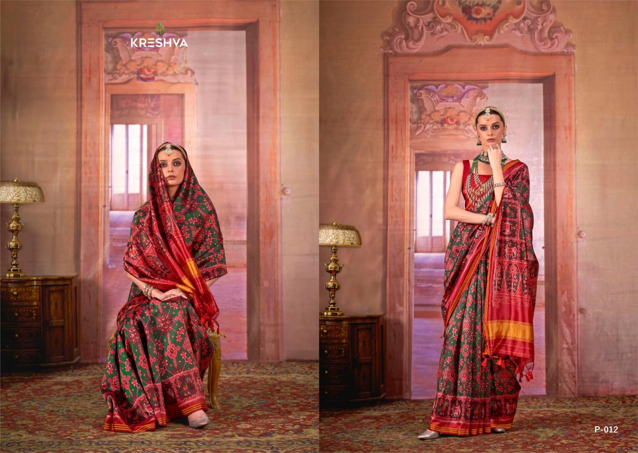Kreshva Patola Royal catalog sarees wholesale online