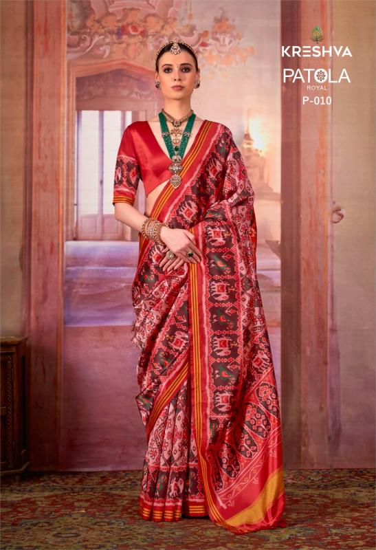 Kreshva Patola Royal catalog sarees wholesale online