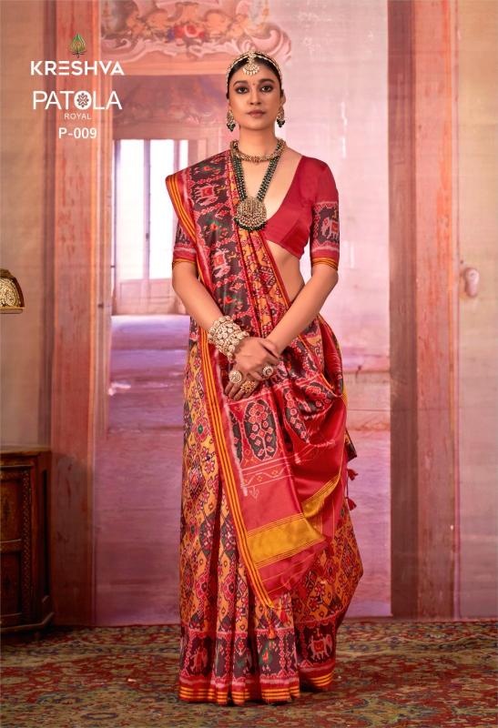 Kreshva Patola Royal catalog sarees wholesale online