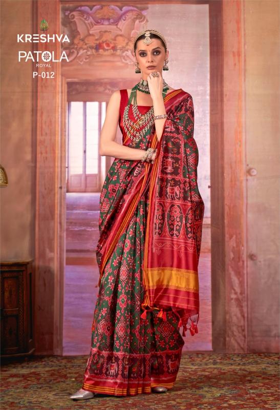 Kreshva Patola Royal catalog sarees wholesale online