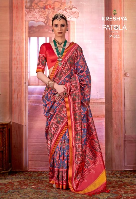 Kreshva Patola Royal catalog sarees wholesale online