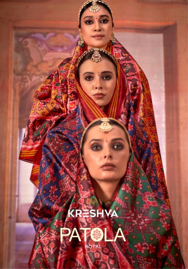 Kreshva Patola Royal catalog sarees wholesale online