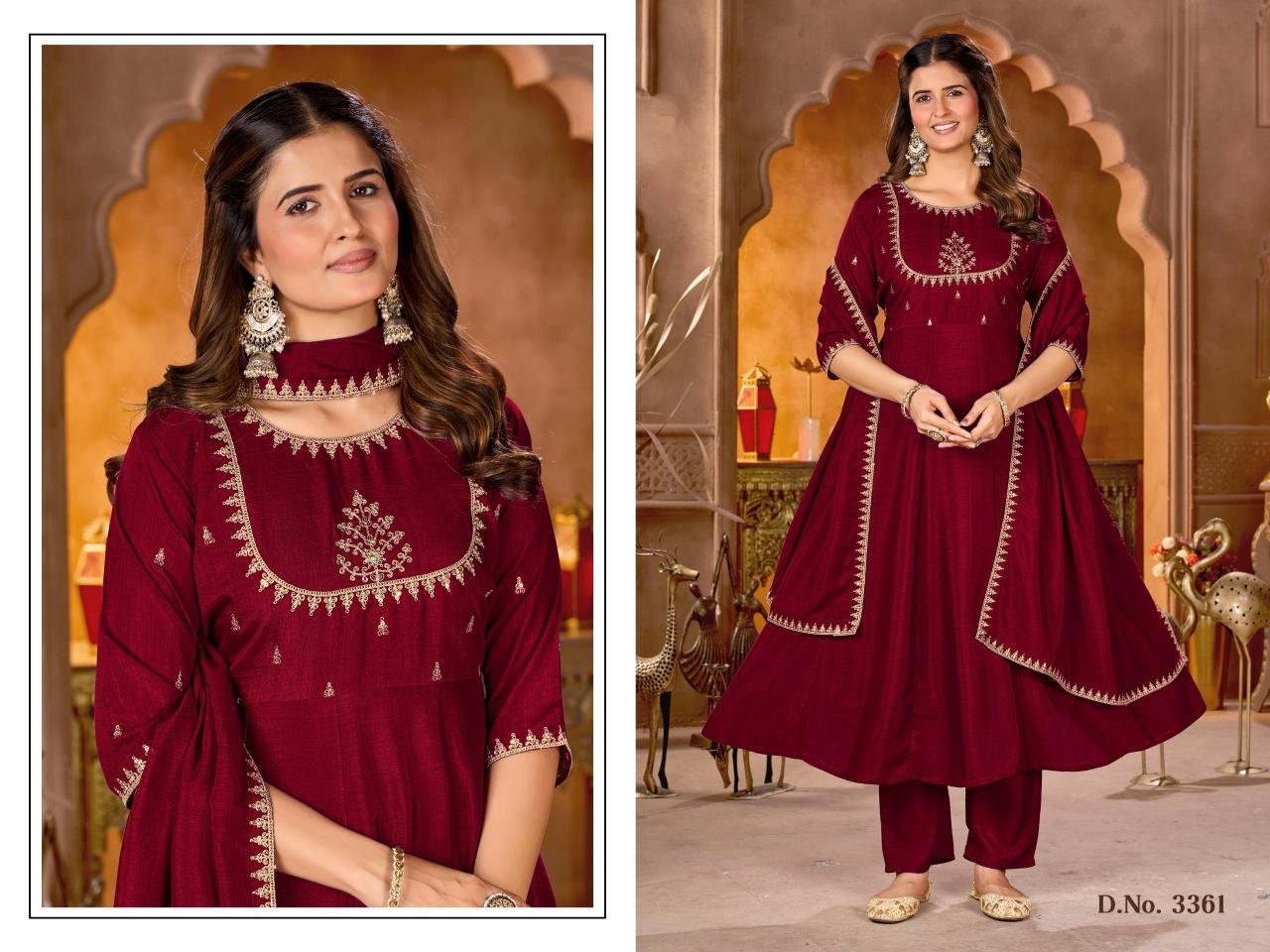 Ladies Flavour 3361 To 3364 catalog kurti wholesaler near me