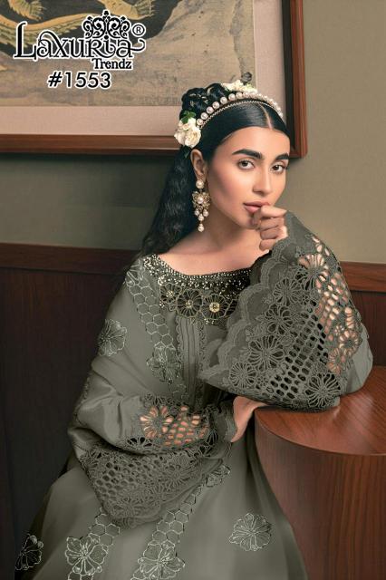Laxuria Trendz 1553 catalog pakistani suits wholesale in pakistan
