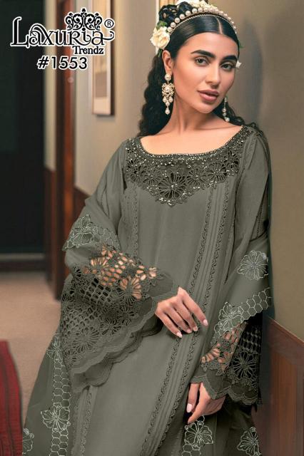 Laxuria Trendz 1553 catalog pakistani suits wholesale in pakistan
