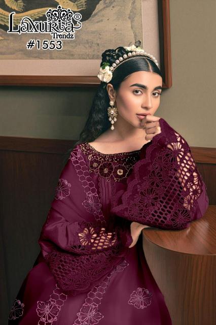 Laxuria Trendz 1553 catalog pakistani suits wholesale in pakistan