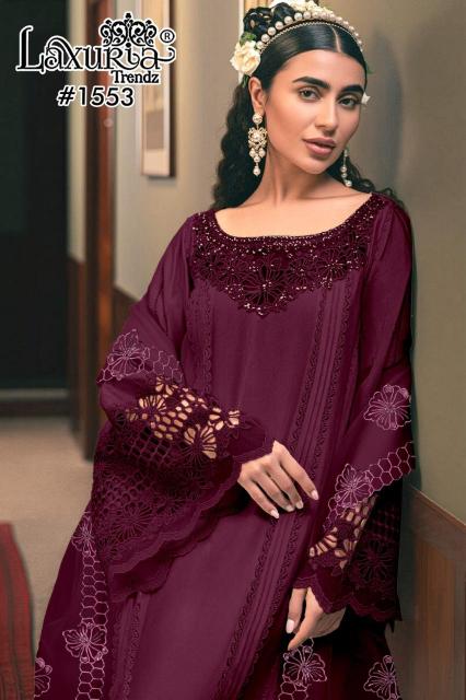 Laxuria Trendz 1553 catalog pakistani suits wholesale in pakistan