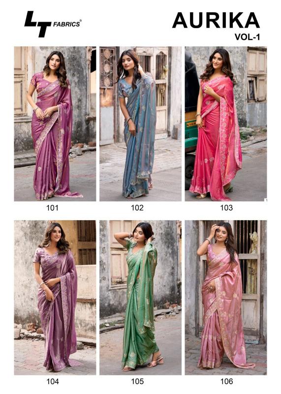 Lt Aurika catalog stylo designer sarees surat gujarat