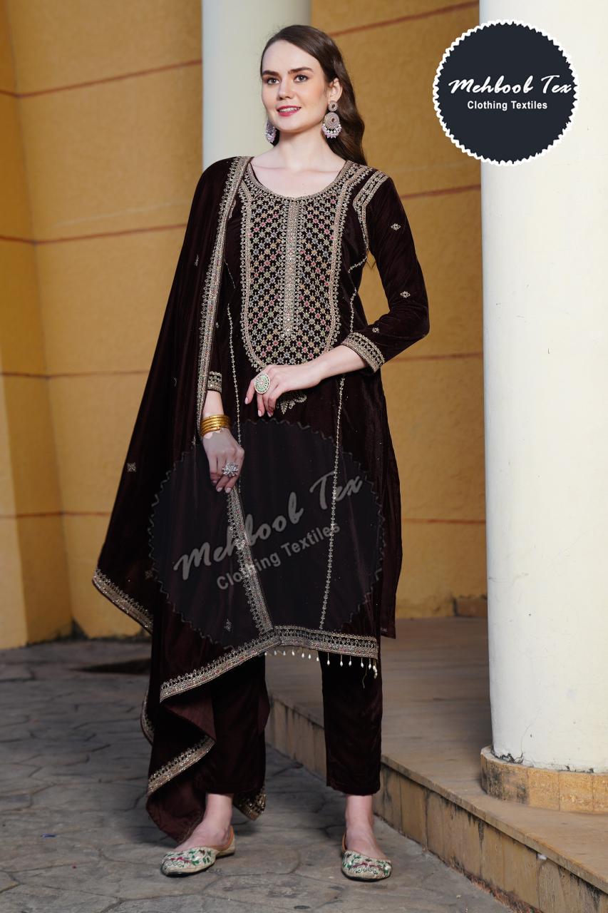 Mehbbob Tex 1482 catalog wholesaler of pakistani suits in amritsar
