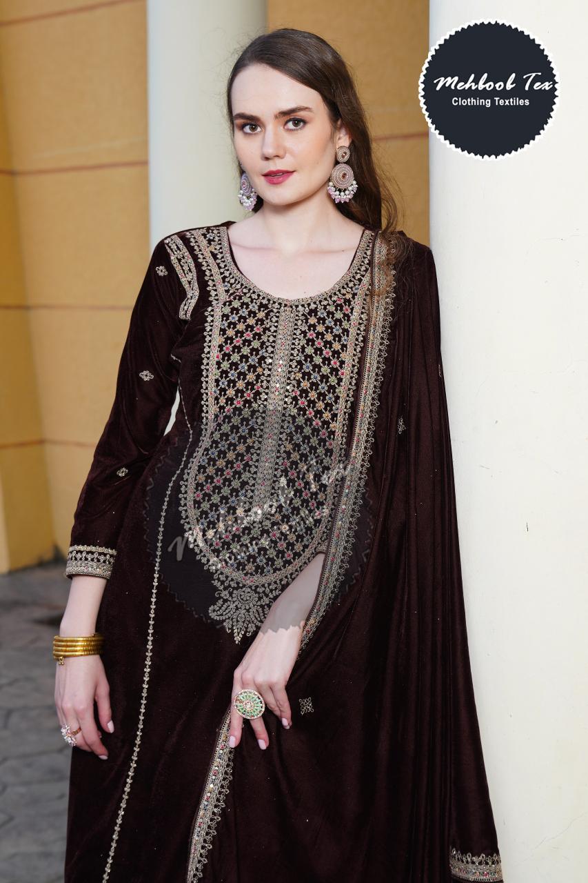 Mehbbob Tex 1482 catalog wholesaler of pakistani suits in amritsar
