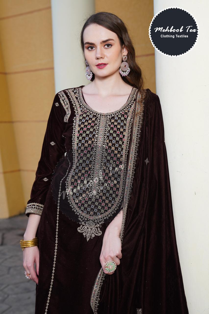 Mehbbob Tex 1482 catalog wholesaler of pakistani suits in amritsar