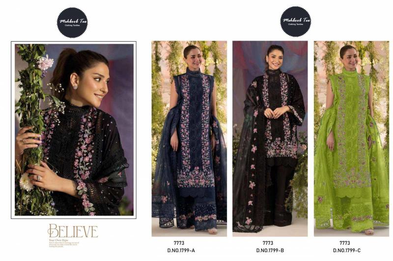 Mehboob Tex 1799 A To C catalog pakistani cotton suits wholesale