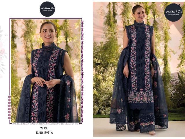Mehboob Tex 1799 A To C catalog pakistani cotton suits wholesale