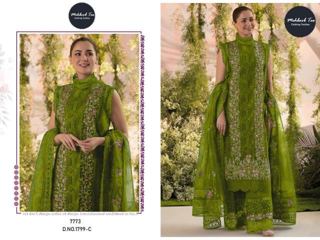 Mehboob Tex 1799 A To C catalog pakistani cotton suits wholesale