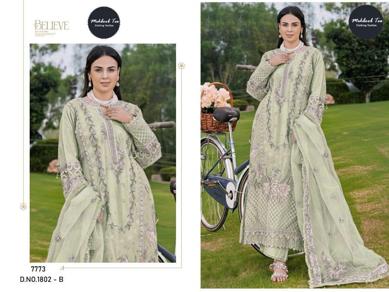 Mehboob Tex 1802 A And B catalog wholesale pakistani suits online