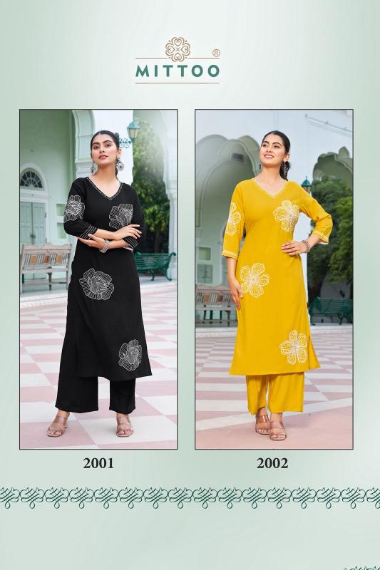 Mittoo Ramyaa catalog co ord sets manufacturers in india