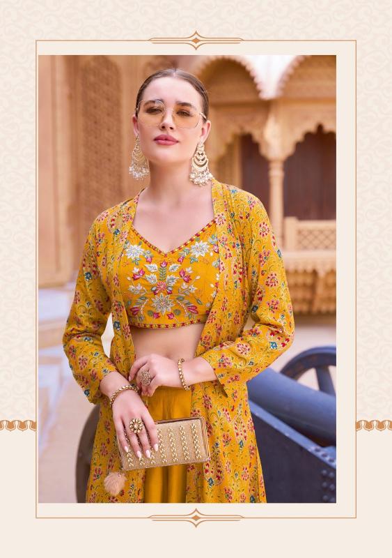 Mittoo Zubeda Catalog roman silk indo western dress for women