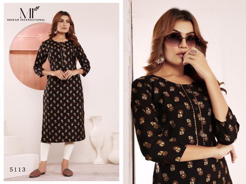 Moksh International Star Vol 1 catalog nepal ladies kurti wholesalers