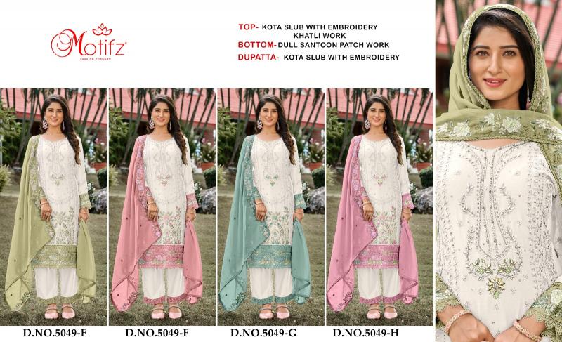 Motifz 5049 catalog pakistani suits dealer