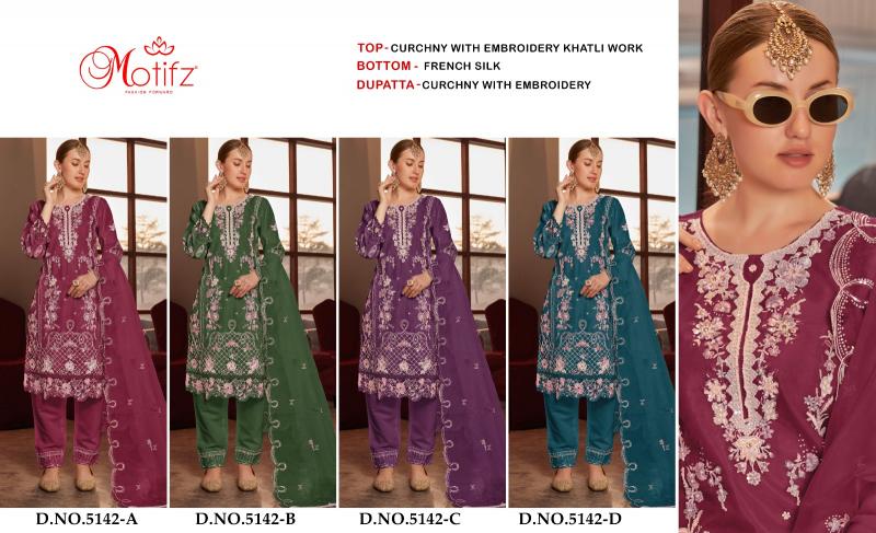 Motifz 5142 catalog wholesale pakistani suits