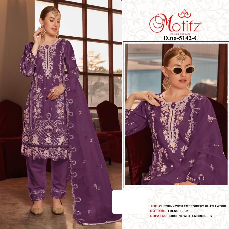 Motifz 5142 catalog wholesale pakistani suits