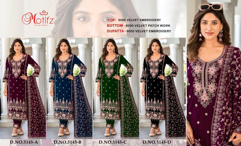 Motifz 5145 catalog pakistani suits material online
