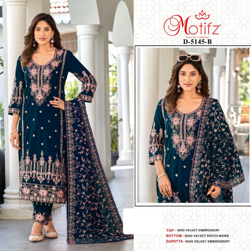 Motifz 5145 catalog pakistani suits material online