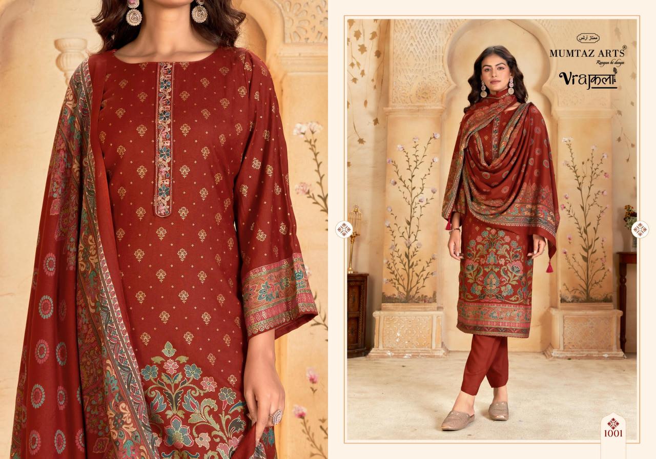 Mumtaz Arts Kimkhaab catalog ladies online wholesale dress material