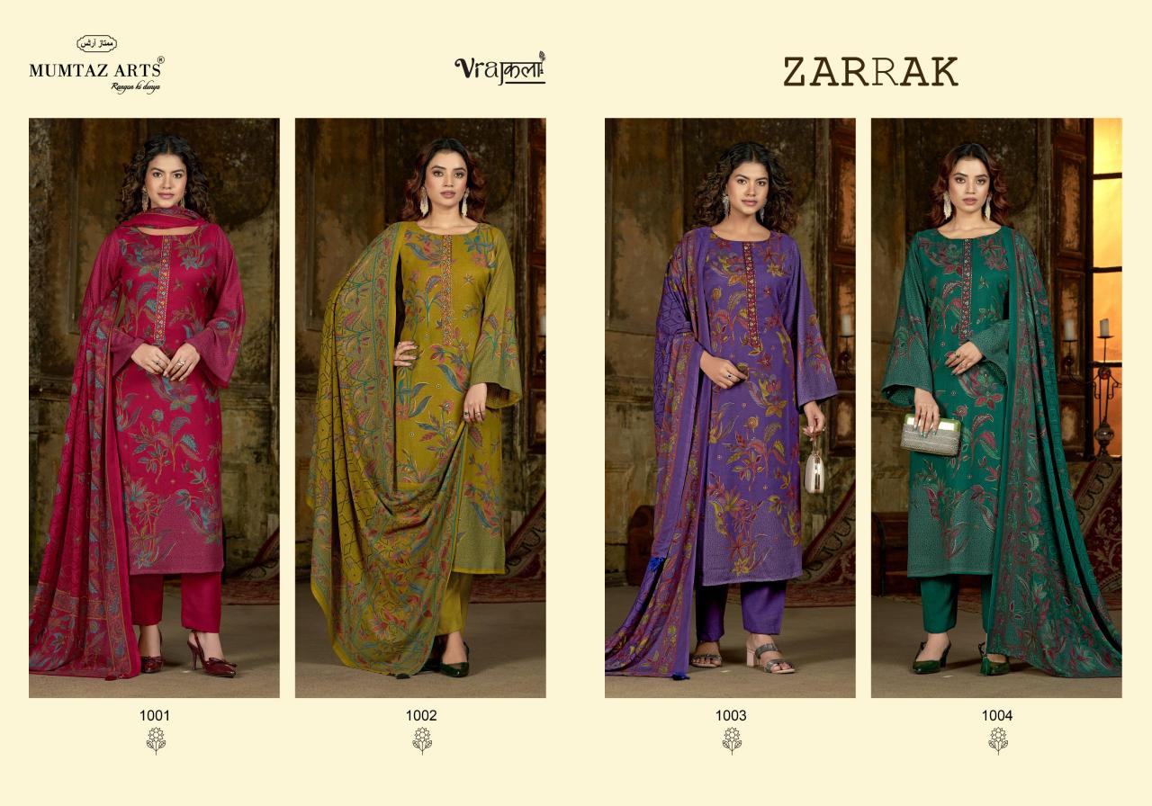 Mumtaz Arts Zarrak catalog dress material wholesale shops in hyderabad