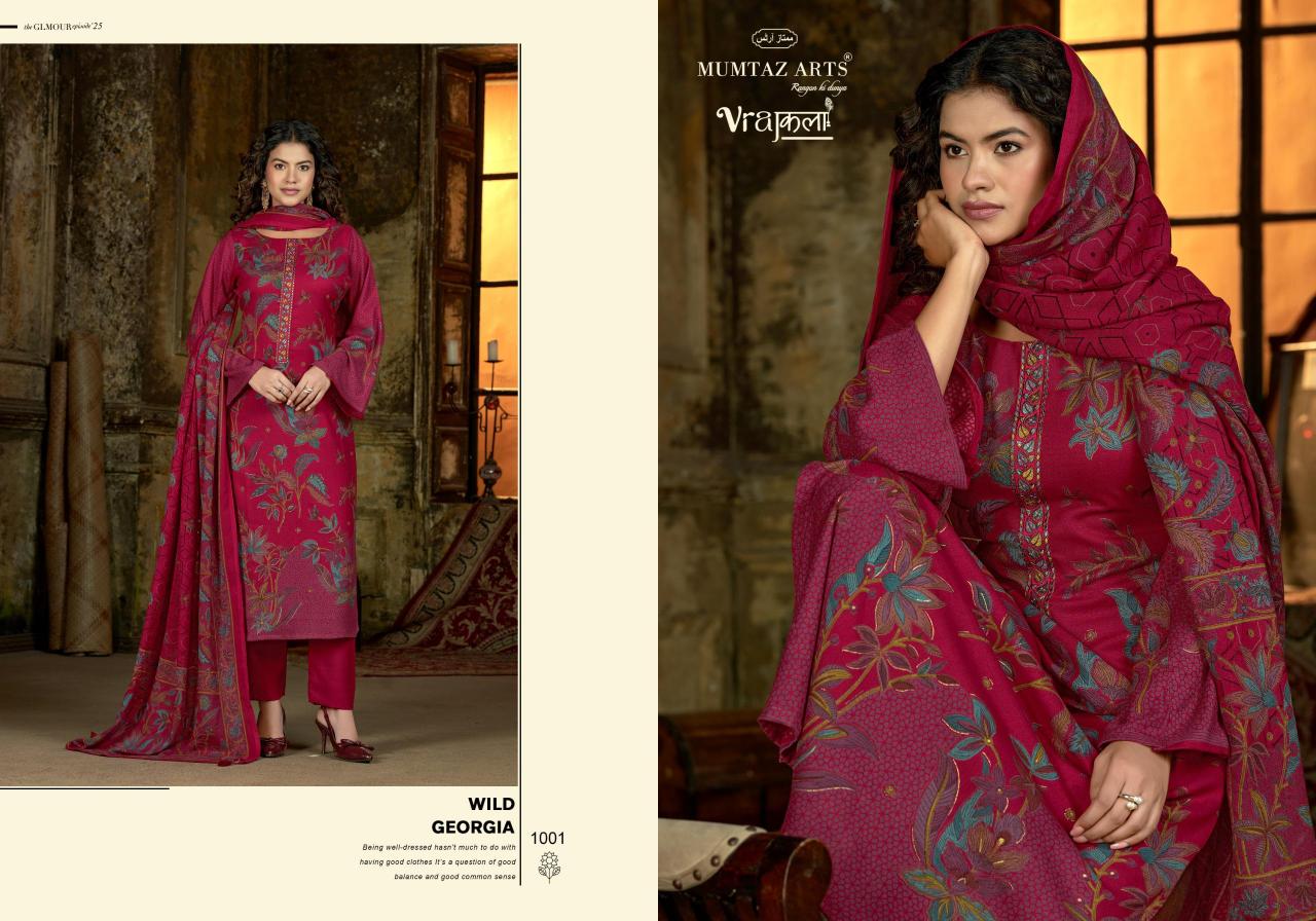 Mumtaz Arts Zarrak catalog dress material wholesale shops in hyderabad