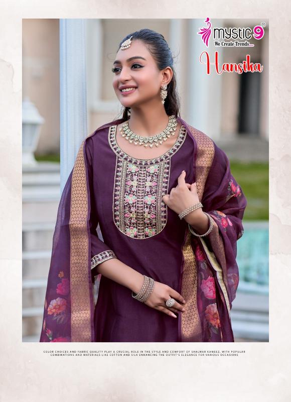 Mystic 9 Hansika vol 3 catalog fancy kurti wholesale market