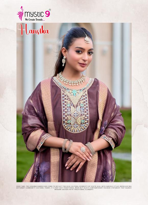 Mystic 9 Hansika vol 3 catalog fancy kurti wholesale market
