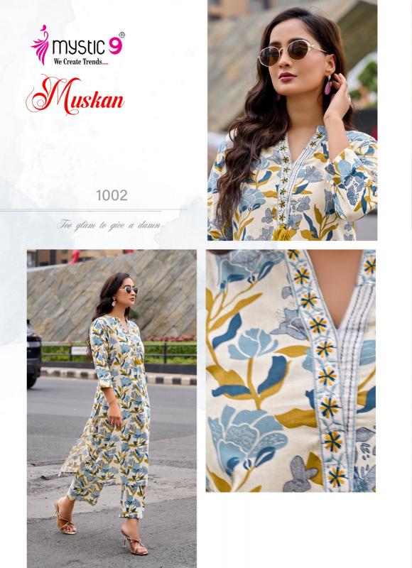 Mystic 9 Muskan Vol 1 catalog modest co ord sets