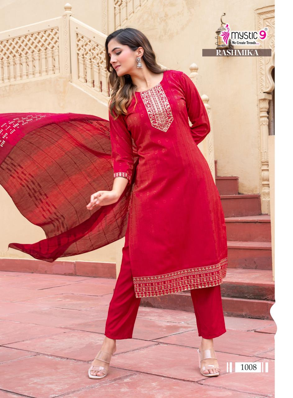 Mystic 9 Rashmika Vol 1 catalog wholesale w kurtis price