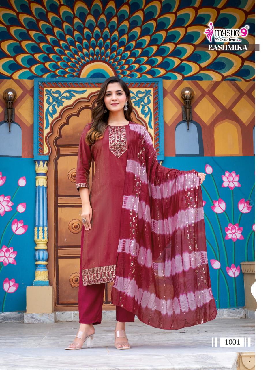 Mystic 9 Rashmika Vol 1 catalog wholesale w kurtis price