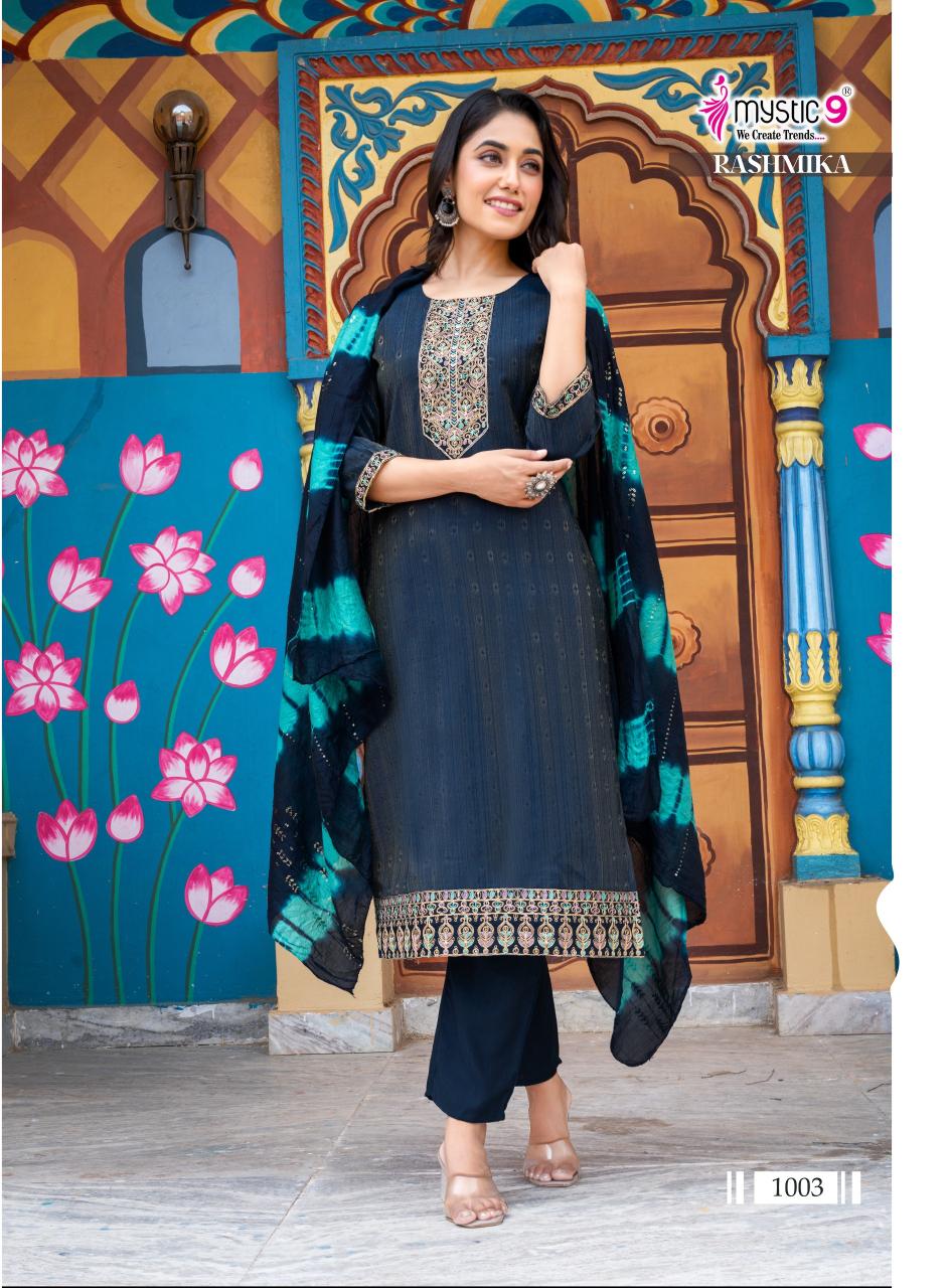 Mystic 9 Rashmika Vol 1 catalog wholesale w kurtis price