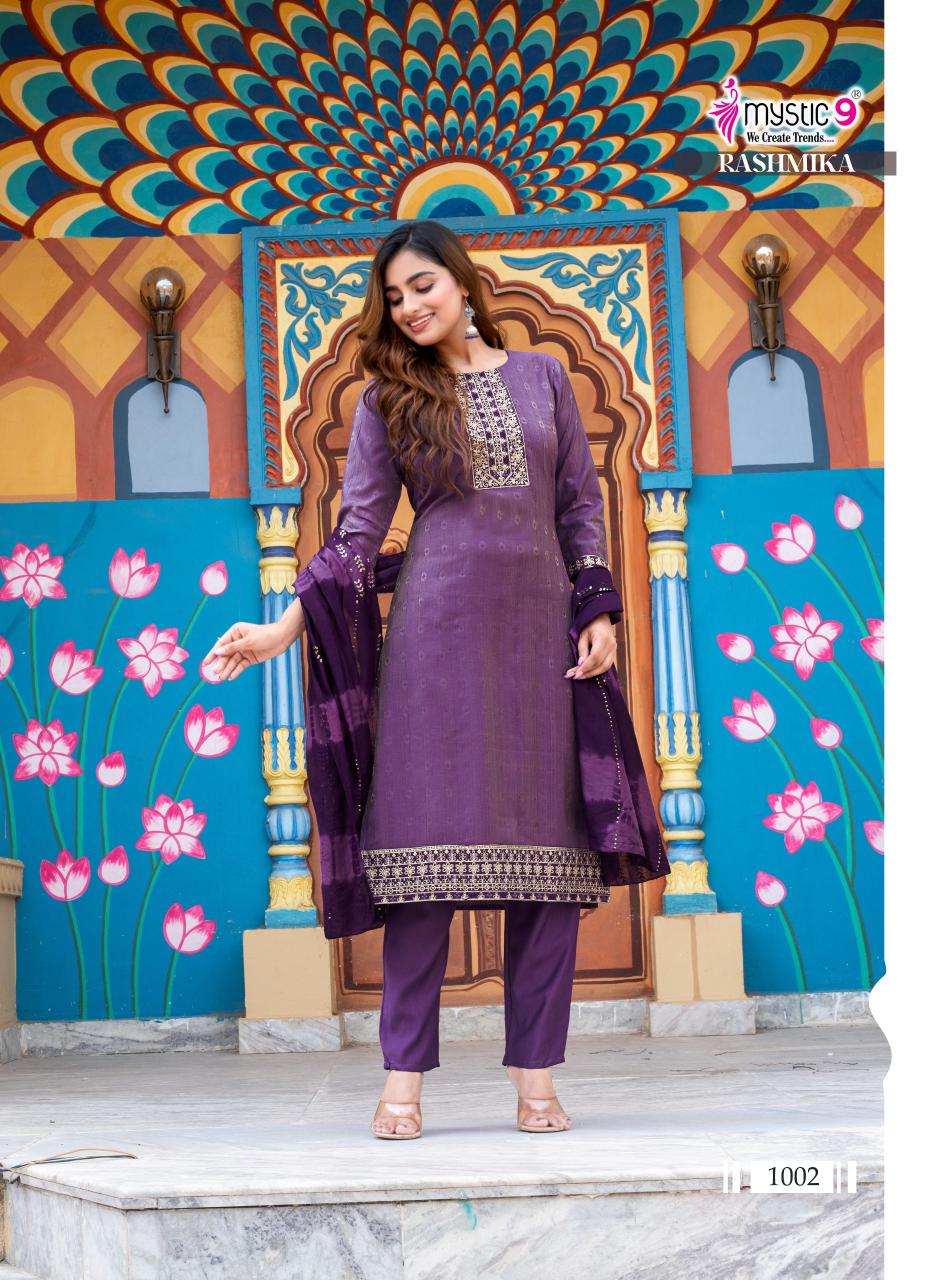 Mystic 9 Rashmika Vol 1 catalog wholesale w kurtis price