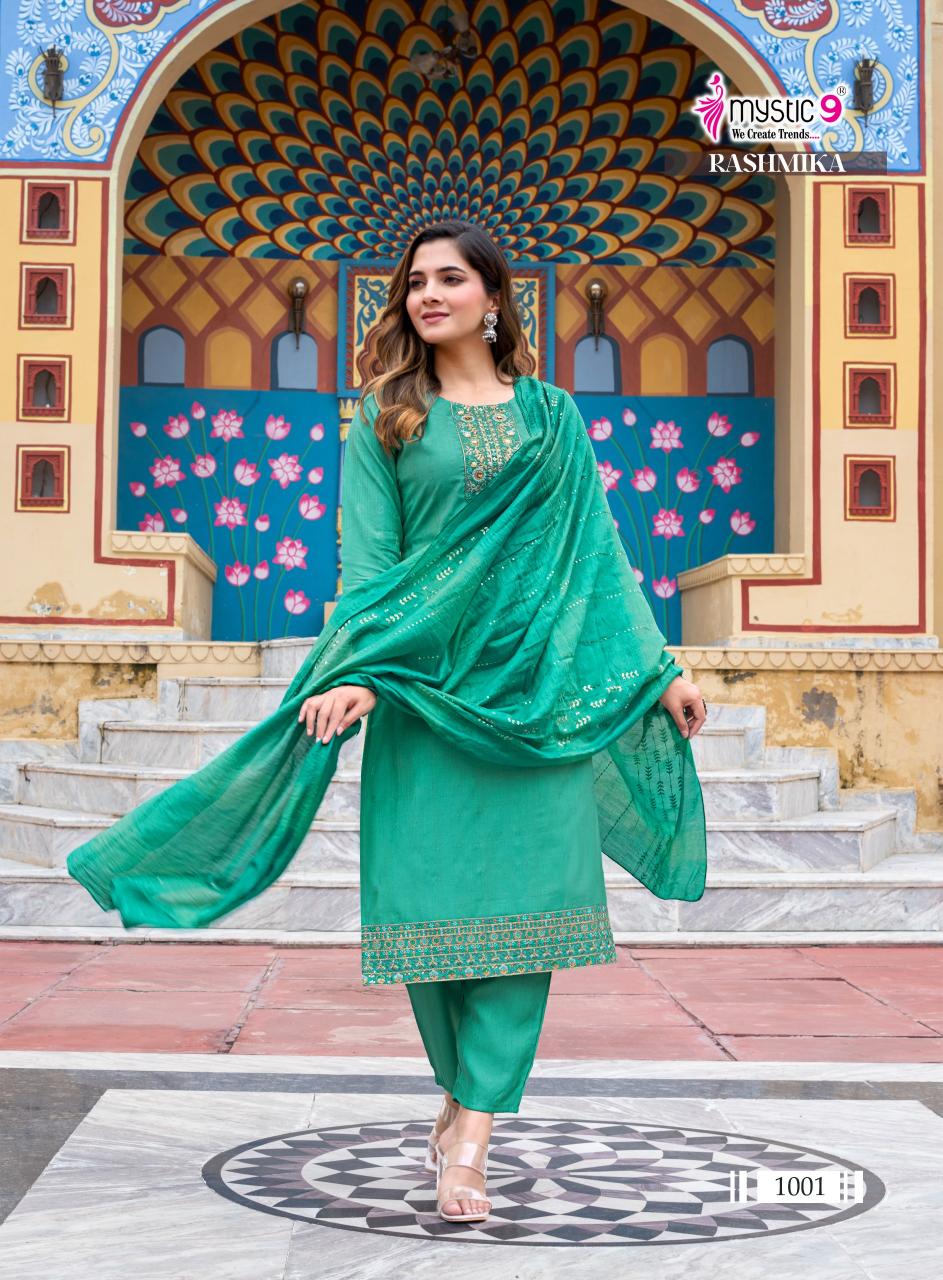 Mystic 9 Rashmika Vol 1 catalog wholesale w kurtis price