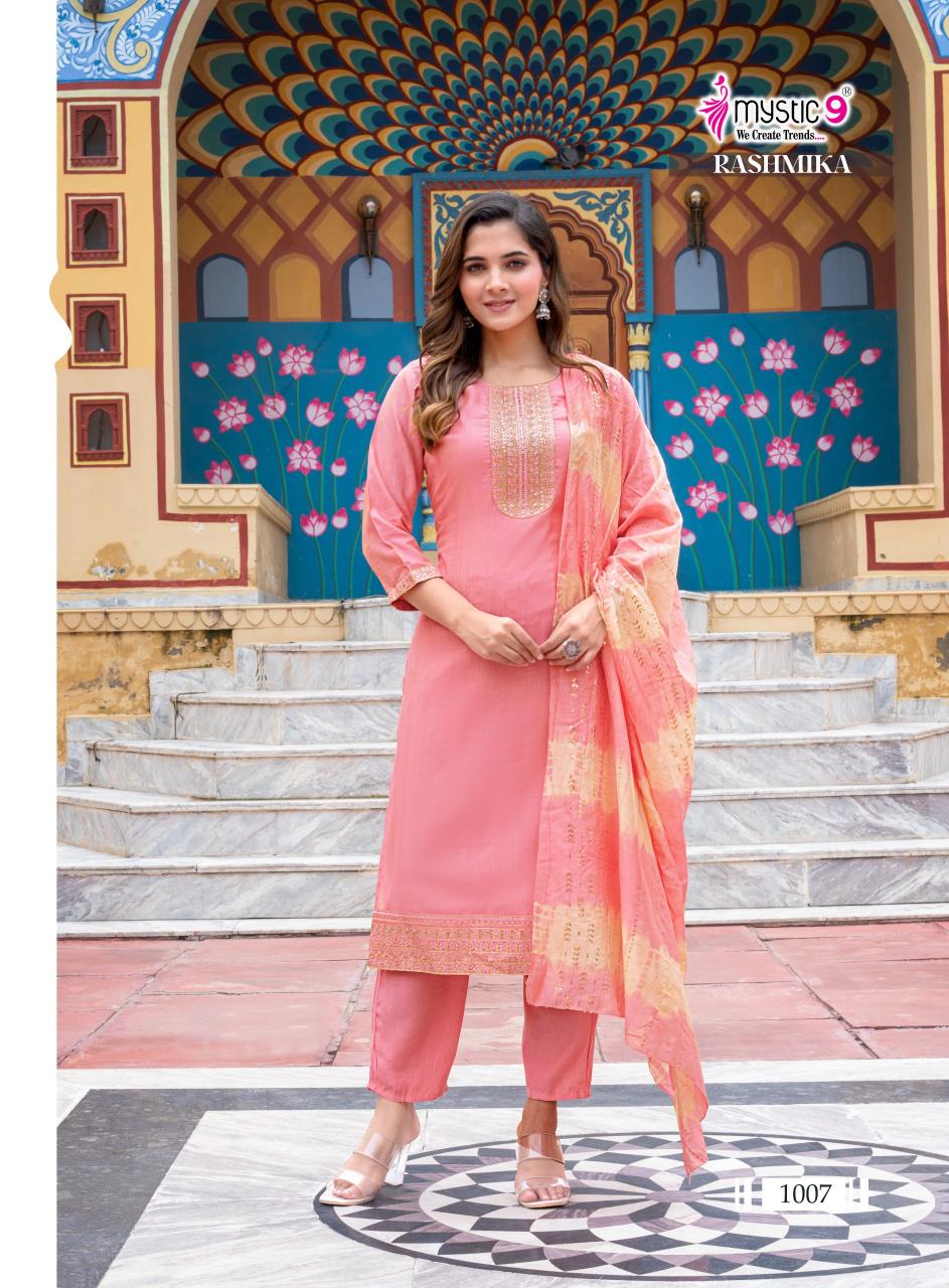 Mystic 9 Rashmika Vol 1 catalog wholesale w kurtis price