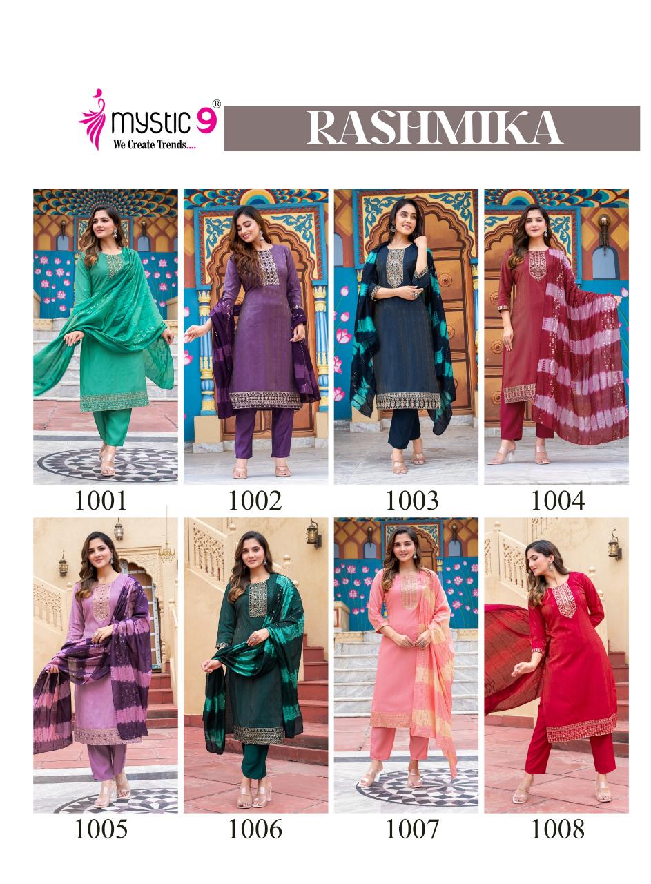 Mystic 9 Rashmika Vol 1 catalog wholesale w kurtis price