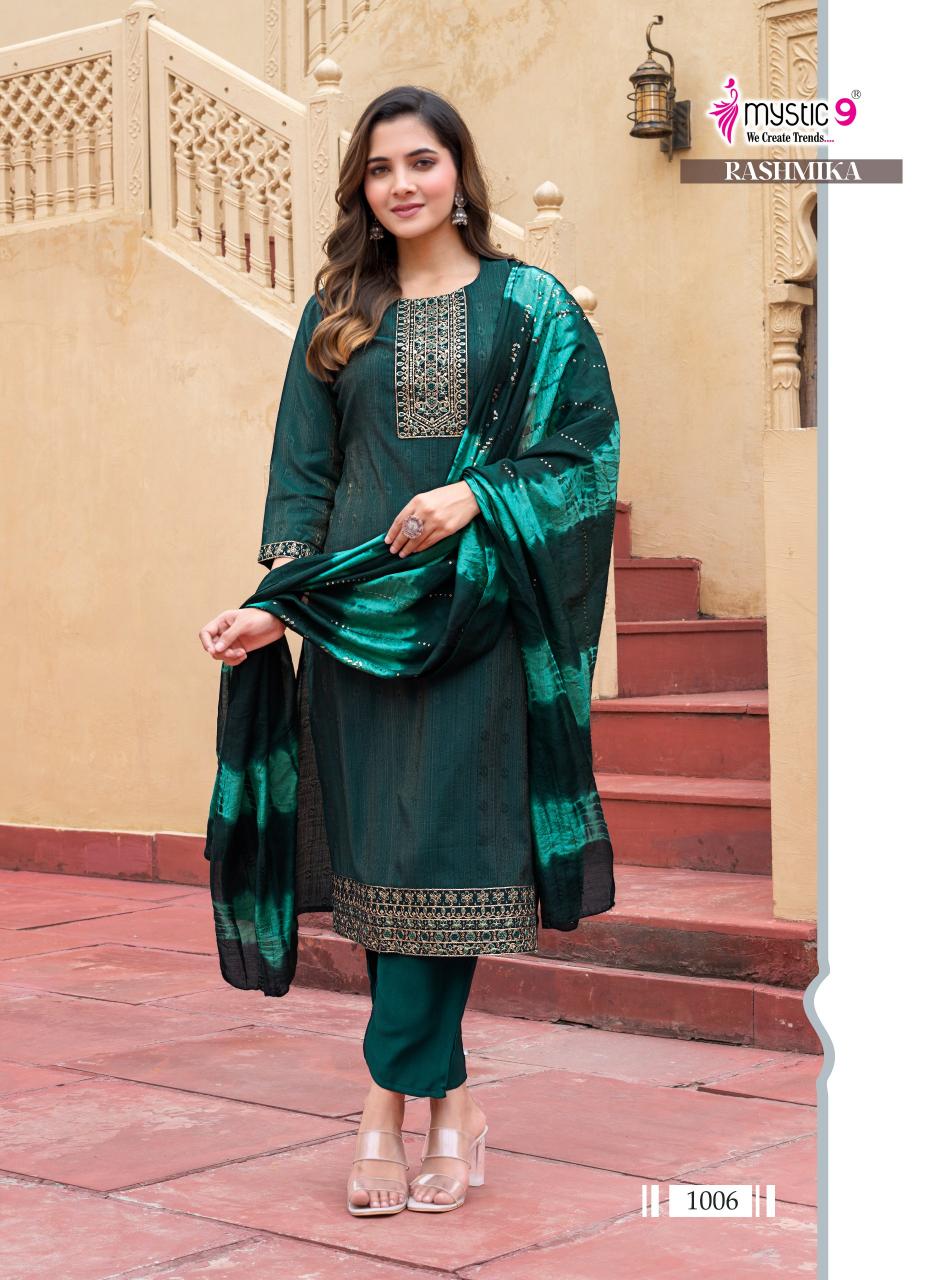 Mystic 9 Rashmika Vol 1 catalog wholesale w kurtis price