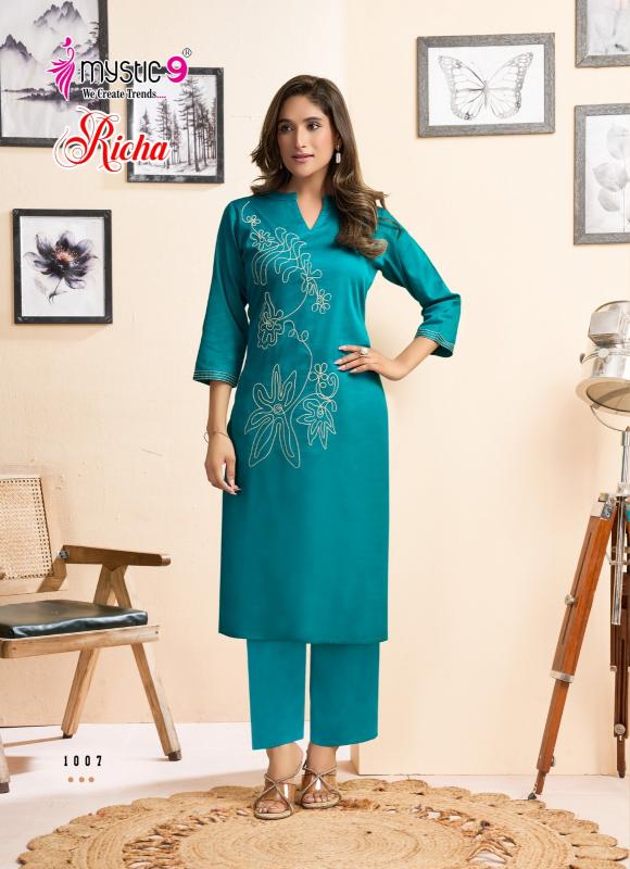 Mystic 9 Richa Vol 1 Catalog modest co ord sets for women