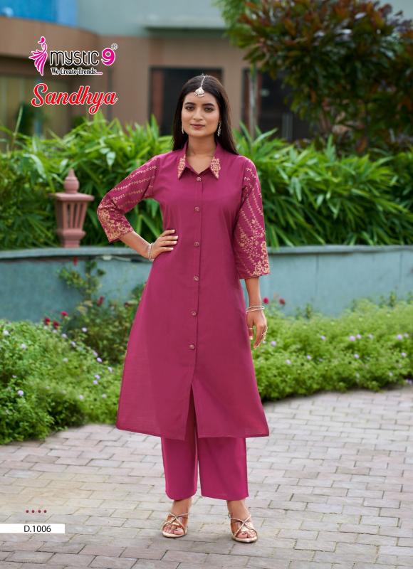 Mystic 9 Sandhya vol 1 catalog modest co ord sets wholesale