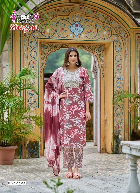 Mystic 9 Shagun Vol 25 catalog wholesale kurtis surat gujarat
