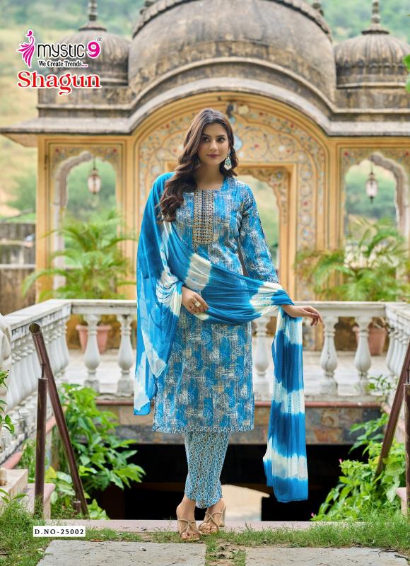 Mystic 9 Shagun Vol 25 catalog wholesale kurtis surat gujarat