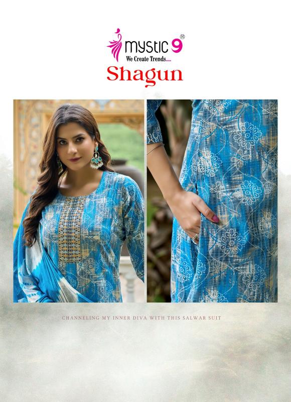 Mystic 9 Shagun Vol 25 catalog wholesale kurtis surat gujarat