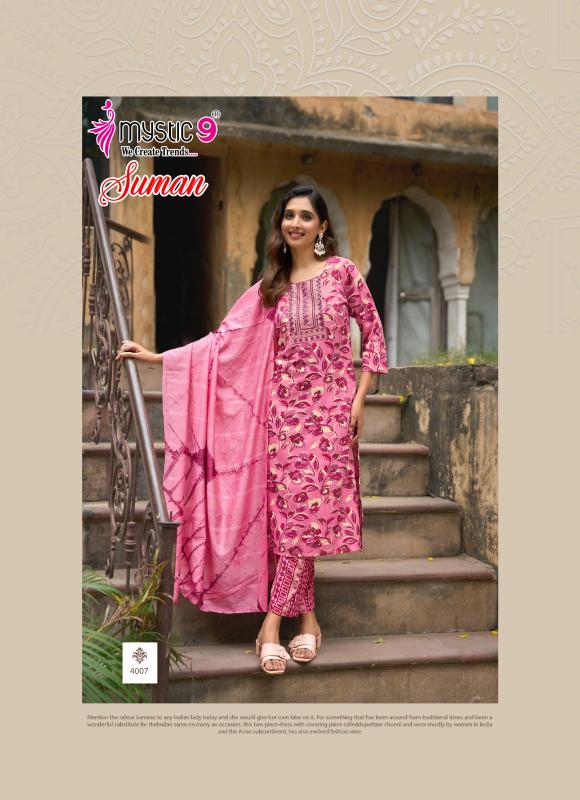 Mystic 9 Suman vol 4 catalog branded kurtis wholesale market in mumbai