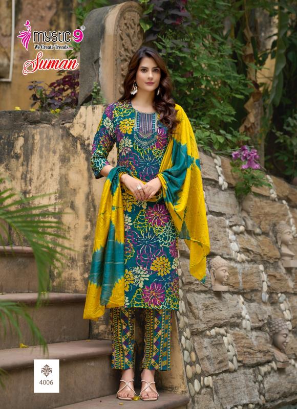 Mystic 9 Suman vol 4 catalog branded kurtis wholesale market in mumbai