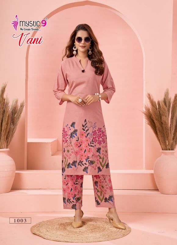 Mystic 9 Vani Vol 1 Catalog co ord sets manufacturers in india