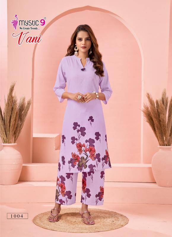 Mystic 9 Vani Vol 1 Catalog co ord sets manufacturers in india